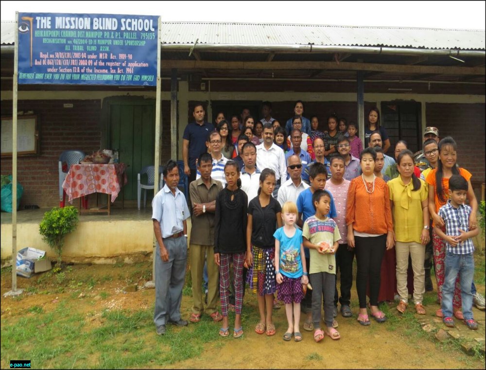  Mission Blind School at  Heikakpokpi in Kakching District on 02 July 2017 