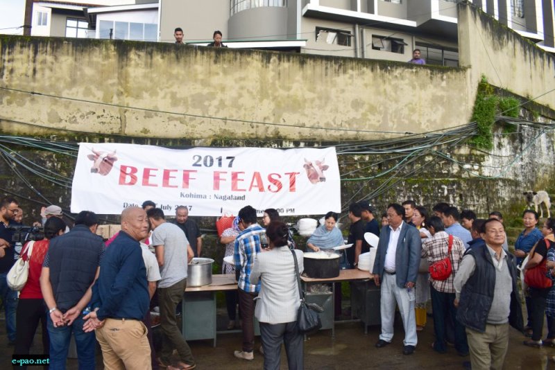 Beef Feast at Kohima  on 21st July 2017  