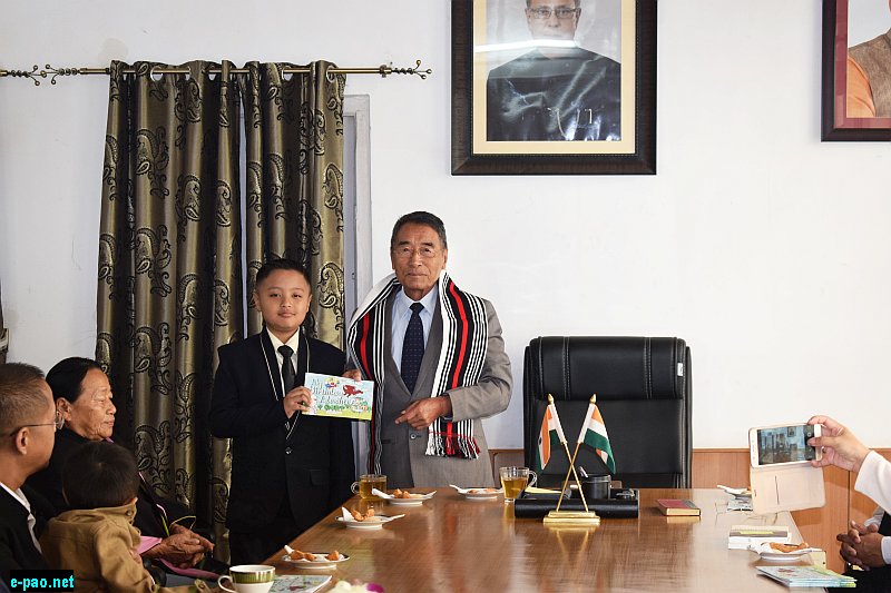 Nagaland CM releases child prodigy's book on June 30 2017  