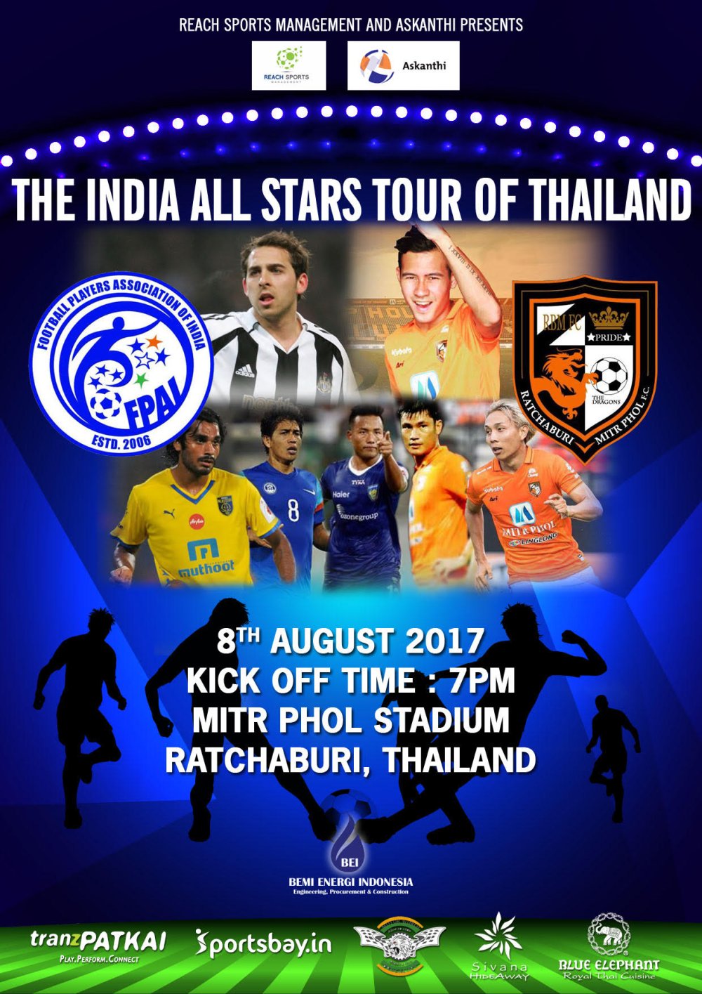 Celebrating 70 years of Thai - India Friendship through football 