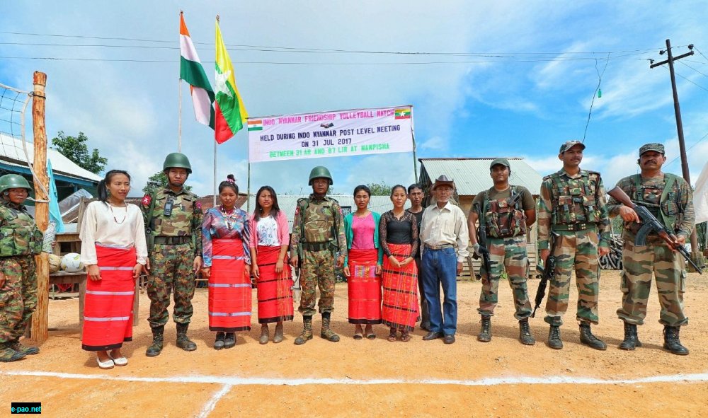 Indo Myanmar Post Level Meeting between Nampisha and Onzia Post