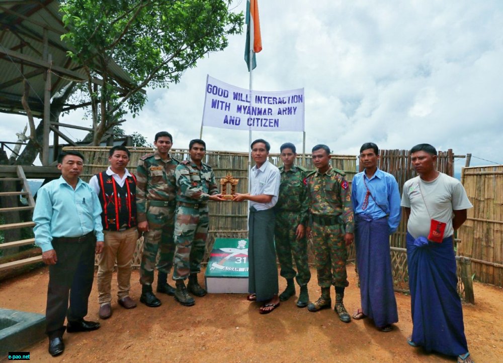 Assam Rifles shares Independence day festivities with Myanmar army