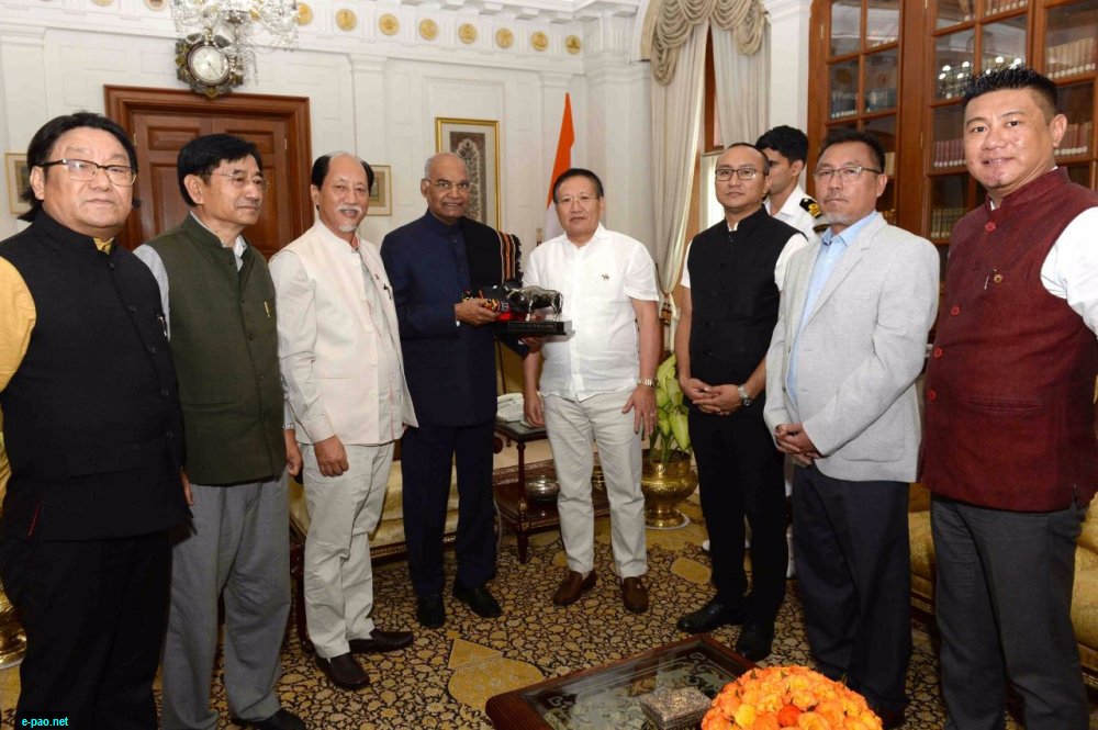   Nagaland Chief Minister met President, Ram Nath Kovind