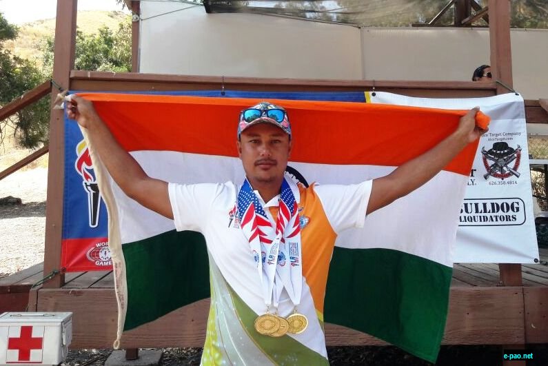 Gurmayum Robert (Archer) wins gold at World Event at Los Angeles, USA  