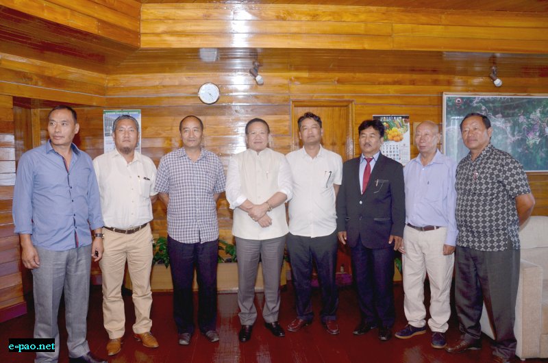 Nagaland Chief Minister interacts with delegation of Naga Hoho