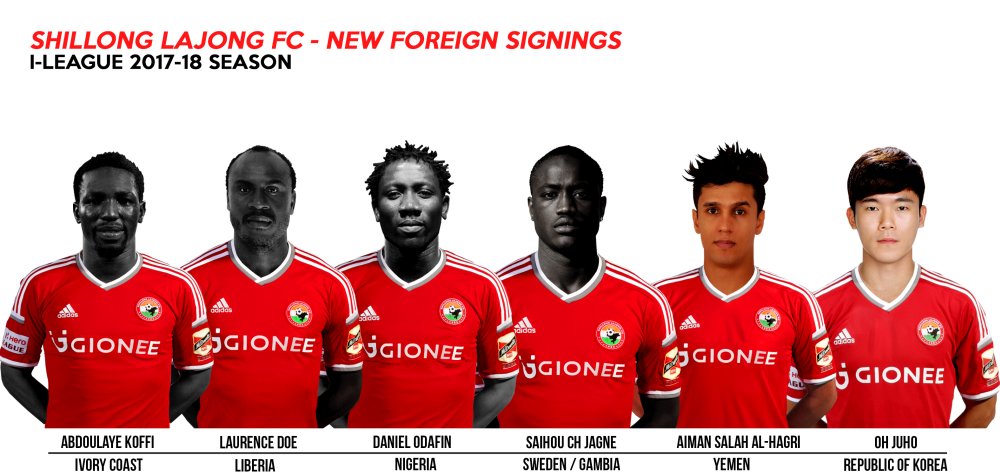 Lajong Sign Six Foreign Players For I-League 2017/18 