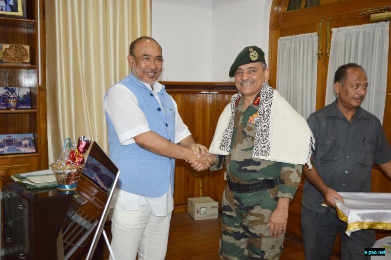 General Officer Commanding 3 Corps calls on Chief Minister 