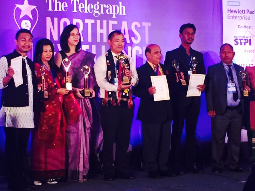 Binalakshmi Nepram honored with 'The Telegraph Northeast Excellence Award 2017' on 7 September 2017