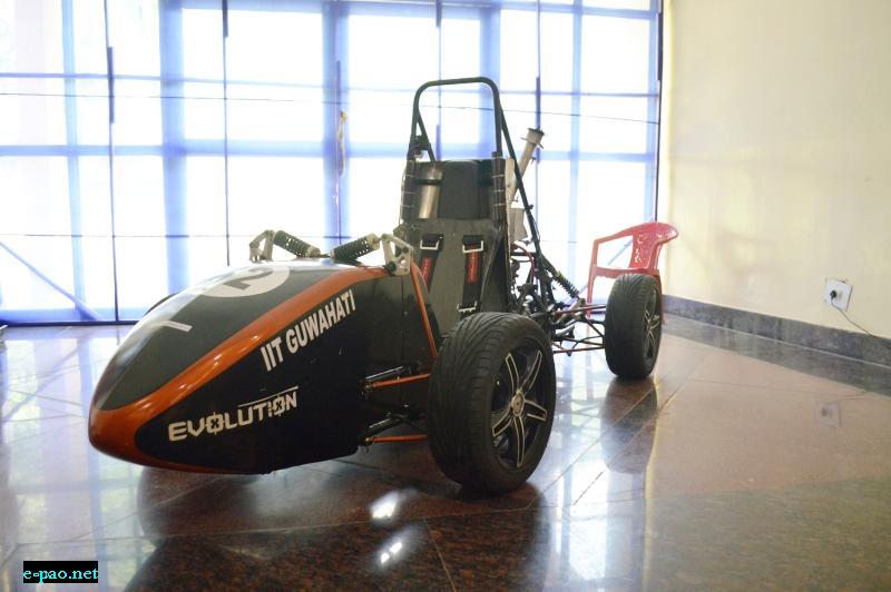 Formula Type racing car at IITG during Techniche 2017