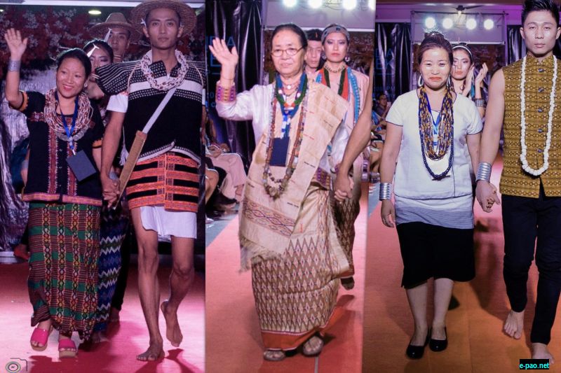  Arunachal weavers and designers showcasing her collection at Nagaland edition of North East India Fashion Week - The Khadi Movement