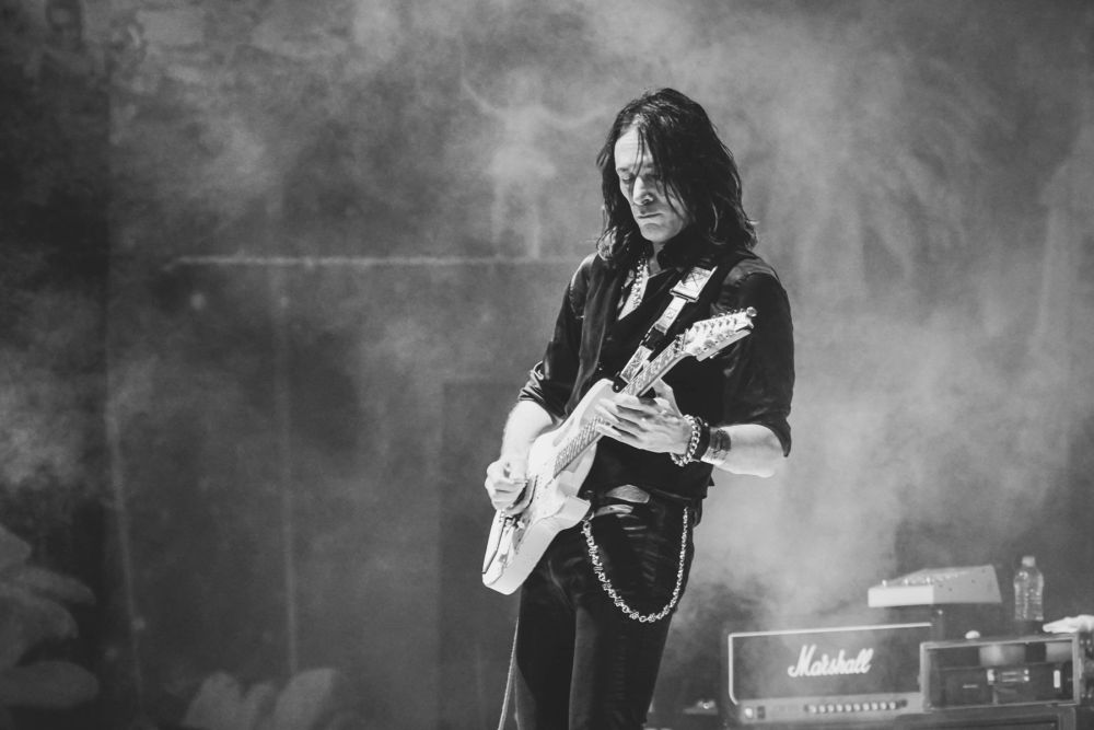 Regarded as the best guitarist in the world, Steve Vai played at NH7 Weekender at  Thadlaskein, Jaintia Hills :: Oct 28 2017