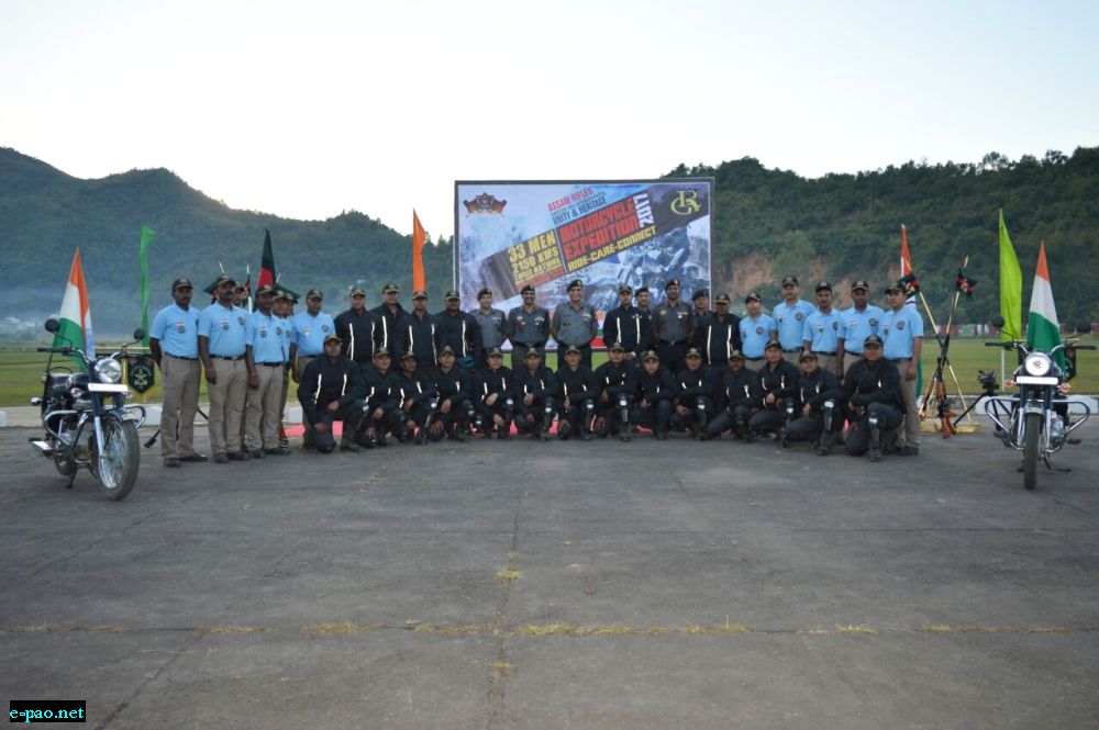 Tri-nation Motorcycle Rally reaches Imphal