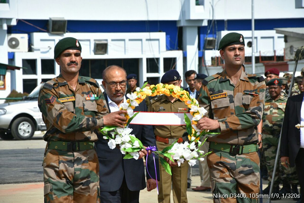 Wreath Laying Ceremony for Assam Rifles Martyrs