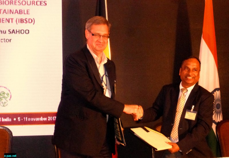  IBSD Director Prof. Dinabandhu Sahoo signed MOU with Belgium based VITO MD Dr. Dirk Fransaer at Taj Mahal Hotel, Delhi