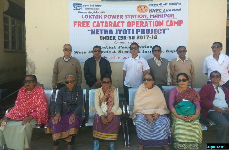 Free cataract operation at Loktak Power Station