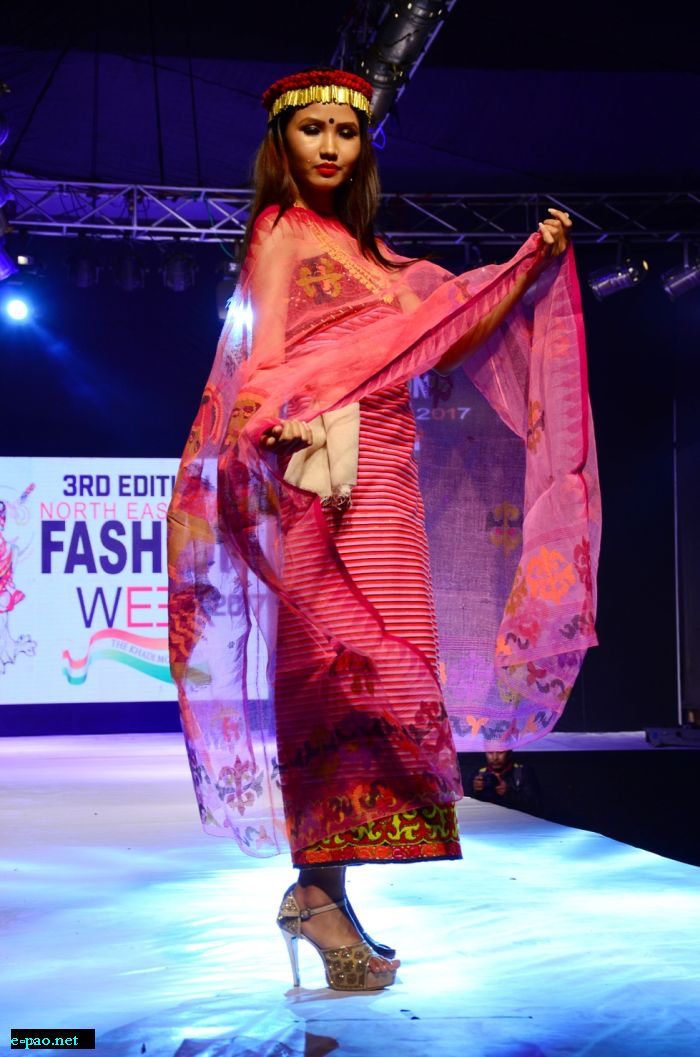  Design by Manipuri weaver Koijam Mantri Meitei from Manipur at North East India Fashion Week 2017  