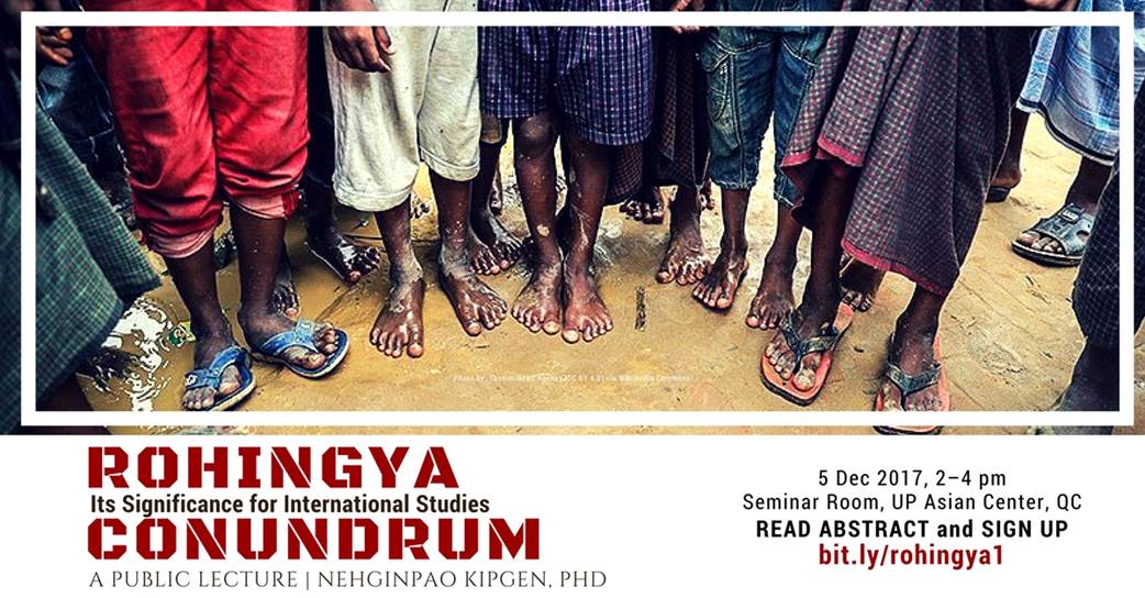 Public lecture on The Rohingya Conundrum