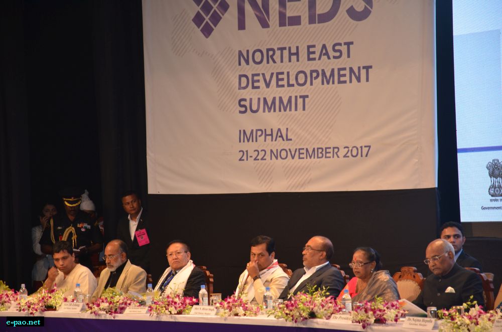 North East Development Summit' at City Convention Centre, Palace Compound, Imphal