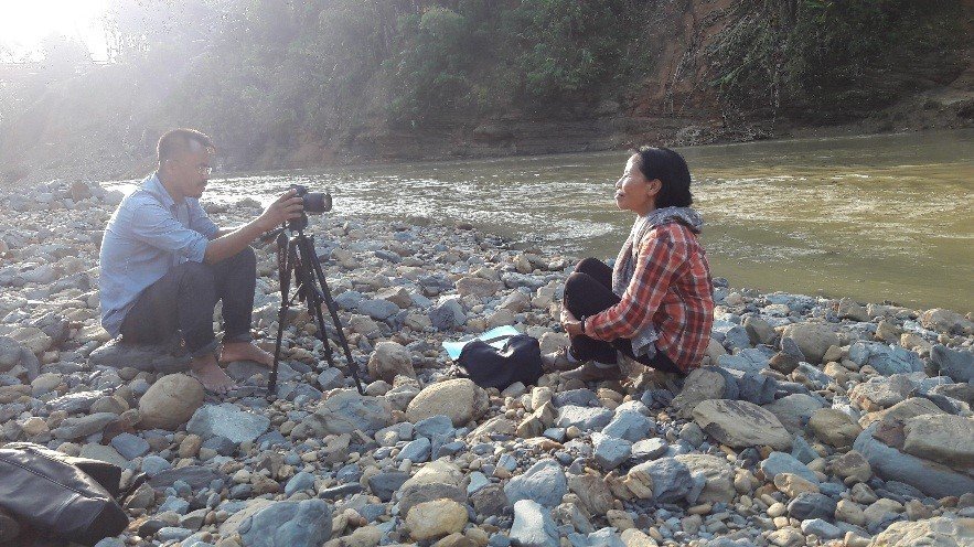 CRAM Secy Jiten Yumnam With Aram Pamei, Co-convenor, Peace Core Team Manipur  