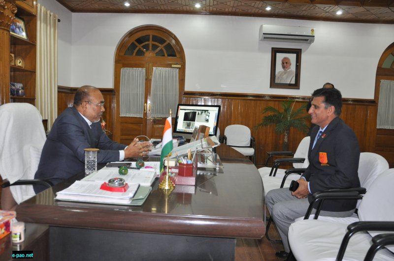 IGAR (south) meets Chief Minister to convey New Year Wishes 