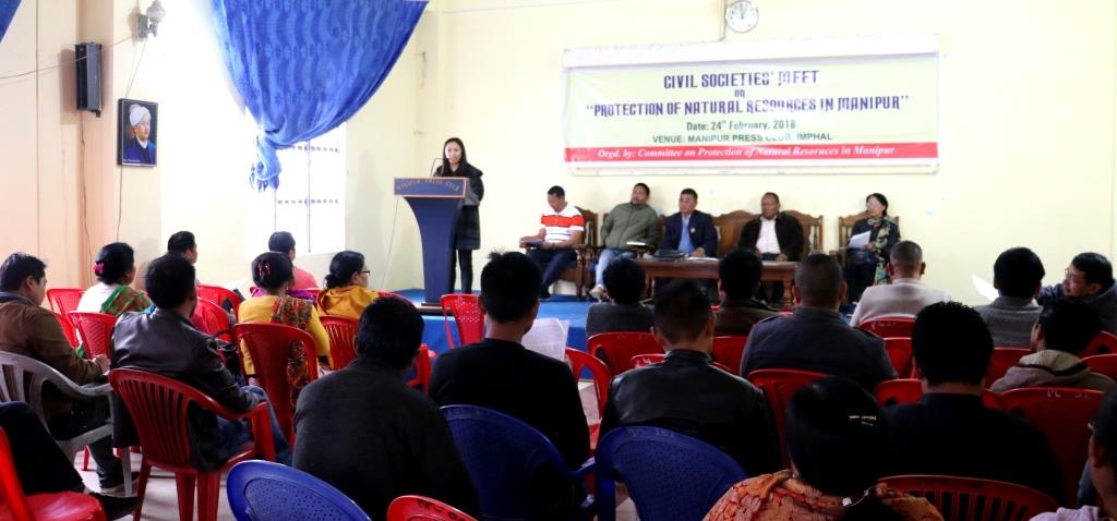 Civil Society meeting on Protection of Land and Natural Resources in Manipur on 24th February 2018  