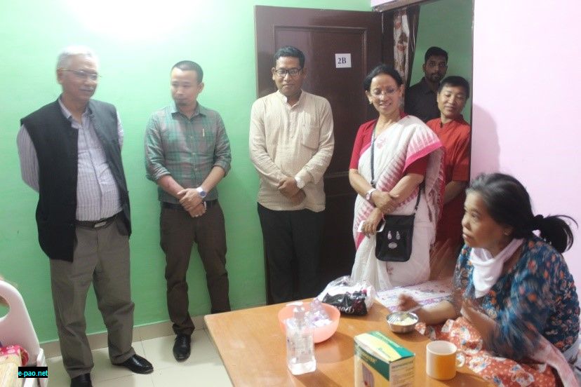Rajya Shabha MP K. Bhabananda visited recently inaugurated Manipur House, Delhi