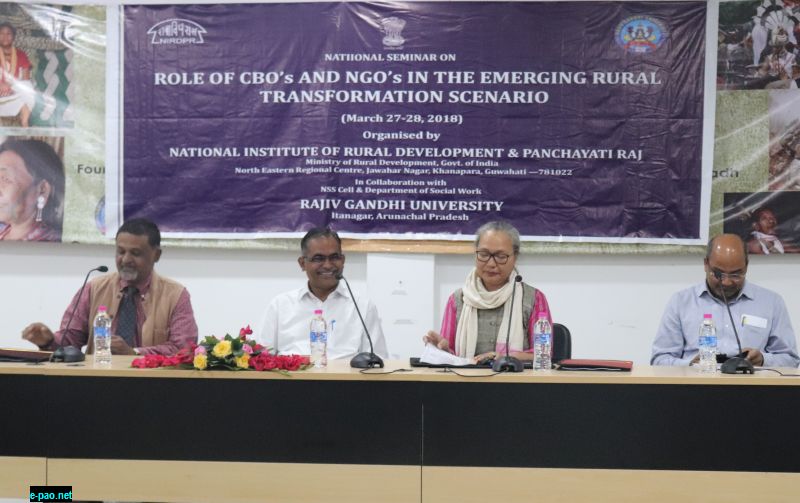 National Seminar on role of CBOs and NGOs in the emerging rural transformation Scenario inaugurated at RGU