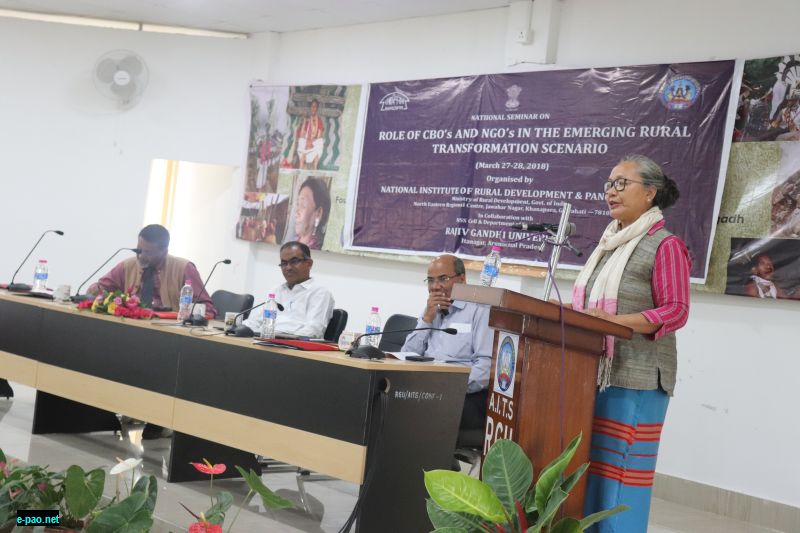 National Seminar on role of CBOs and NGOs in the emerging rural transformation Scenario inaugurated at RGU