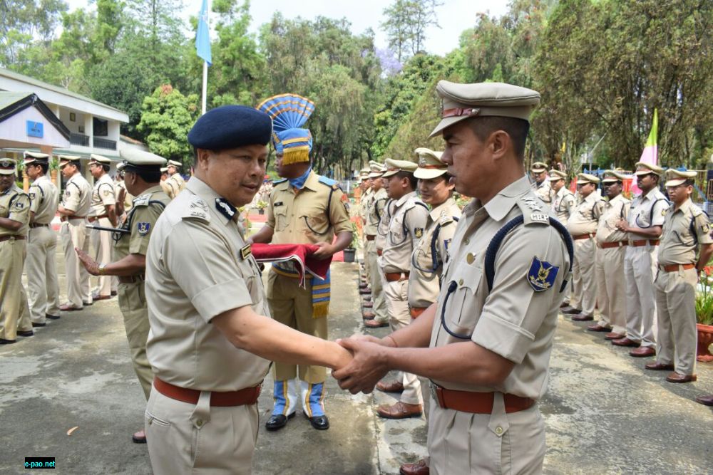 DGP Manipur distributed DG Commendation Discs to CRPF officer and Jawans on CRPFs Valours Day