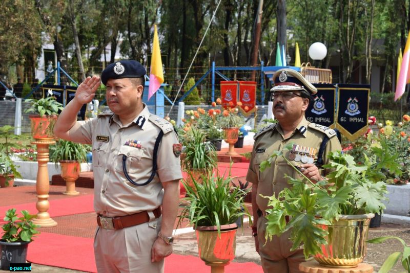 DGP Manipur distributed DG Commendation Discs to CRPF officer and Jawans on CRPFs Valours Day