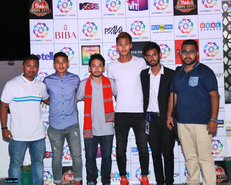 Jeakson Singh Thounaojama and Nongdamba Naorem under-17 football Players from Manipur : 3rd edition of Northeast Fiesta 2018 at Jalandhar on 07 - 08 April 2018