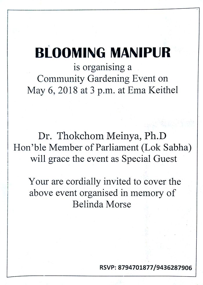 Community Gardening Event at Ema Keithel 