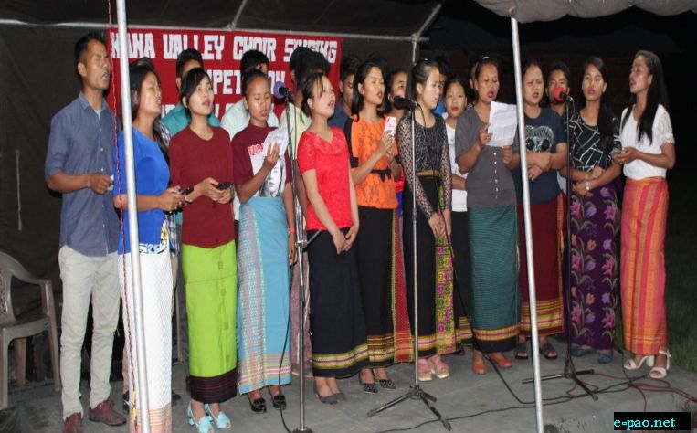  Choir Singing Competition at Kana Valley, Chakpikarong 