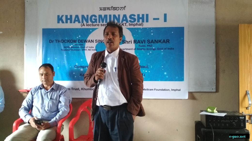 Dr Dewan Thokcom :: Khangminashi :: Lecture series at KKT, Imphal on 10th May 2018
