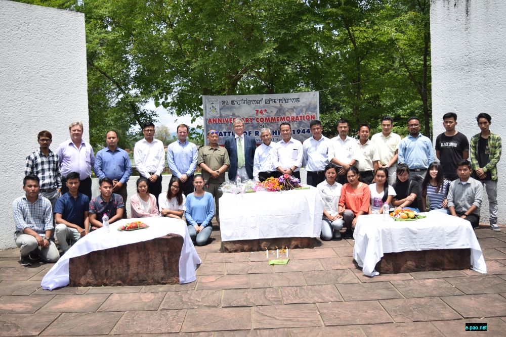 74th Anniversary of Battle of Red Hill commemorated on 29th May 2018 at Maibam Lotpaching 