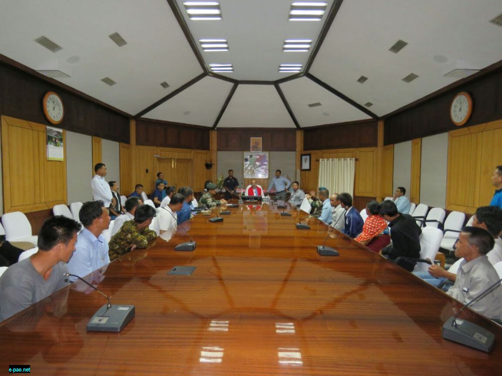 Chief Minister and Assam Rifles interaction with villagers 
