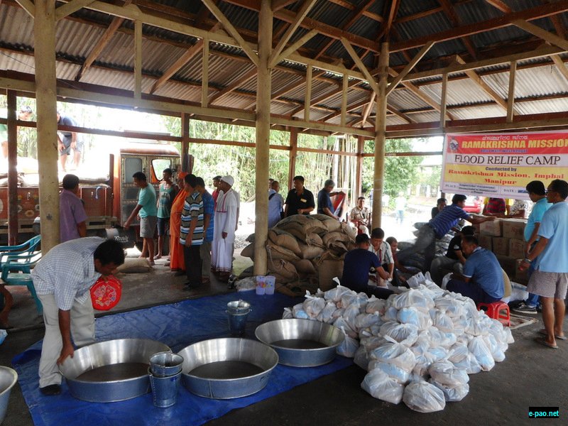  Relief camps for Flood affected families on 25, 26 June 2018