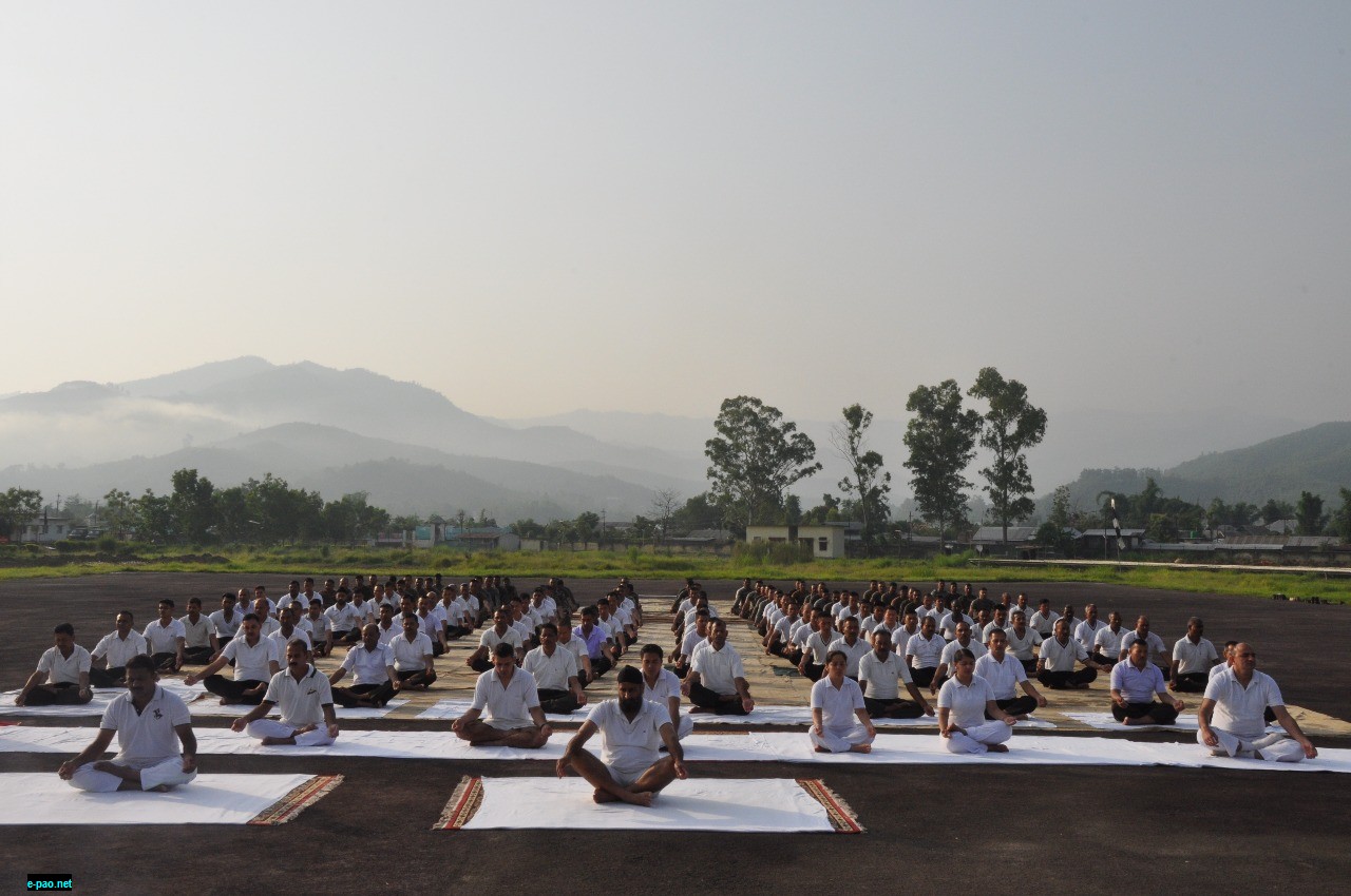  4th International Day of Yoga by Assam Rifles on 21 June 2018 