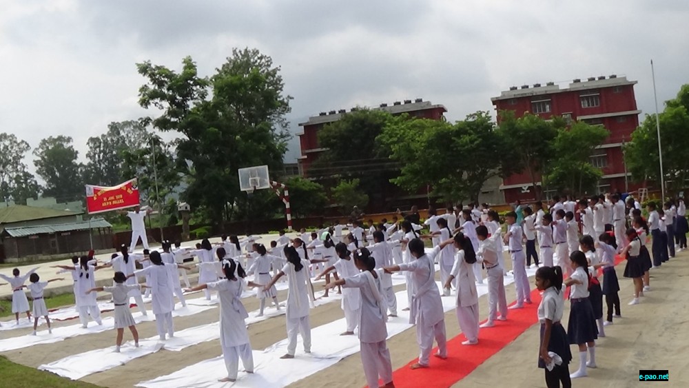 4th International Day of Yoga by Assam Rifles on 21 June 2018