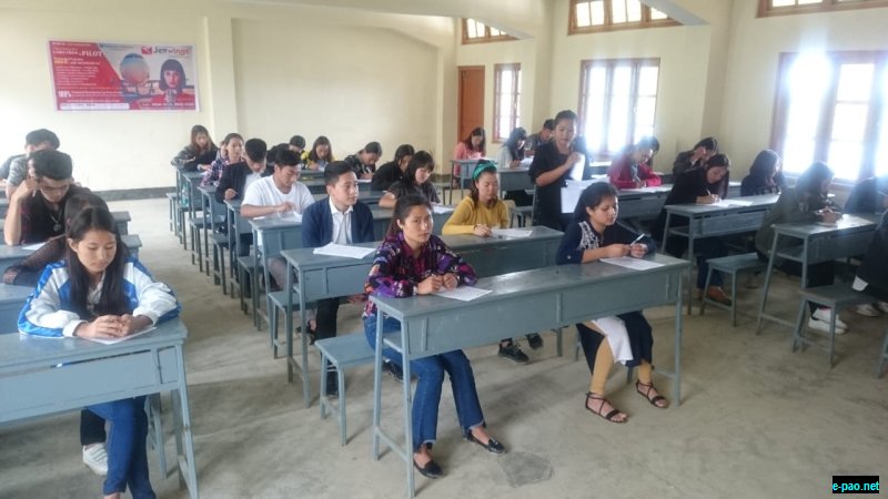 written examination and personal interviews on 11 and 12 July 2018 at St Josephs College, Ukhrul