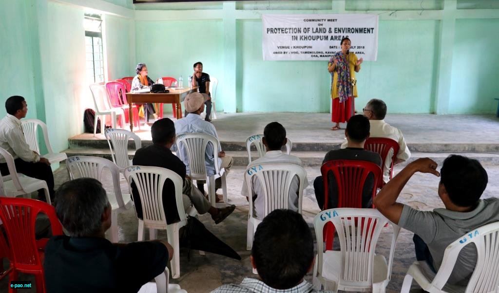 Protection on Land and Environment : Community Meet at Gaidimjang, Tamenglong