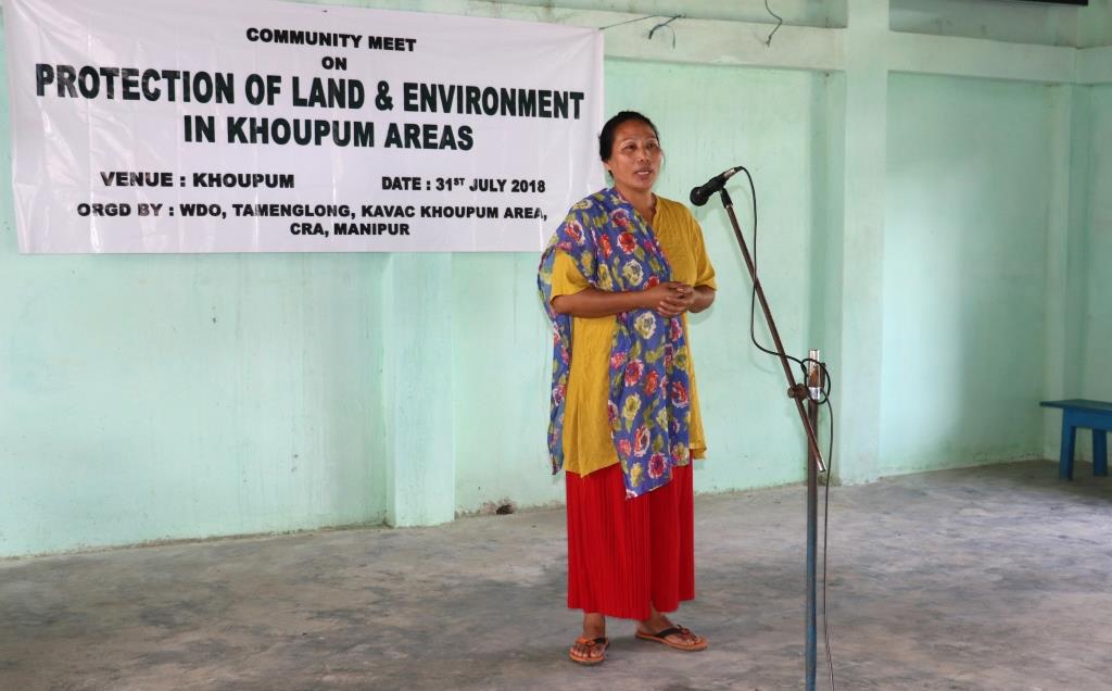 Protection on Land and Environment : Community Meet at Gaidimjang, Tamenglong