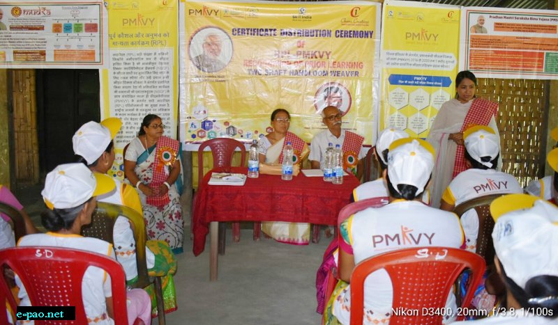  Certificate Distribution of RPL-PMKVY of North Tripura