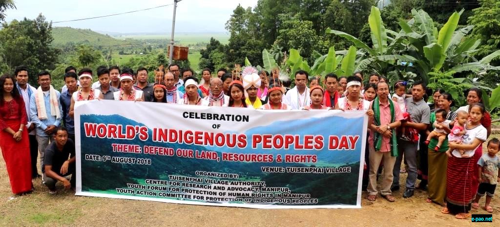 World's Indigenous Peoples Day at Tuisenphai Village on 9th August 2018