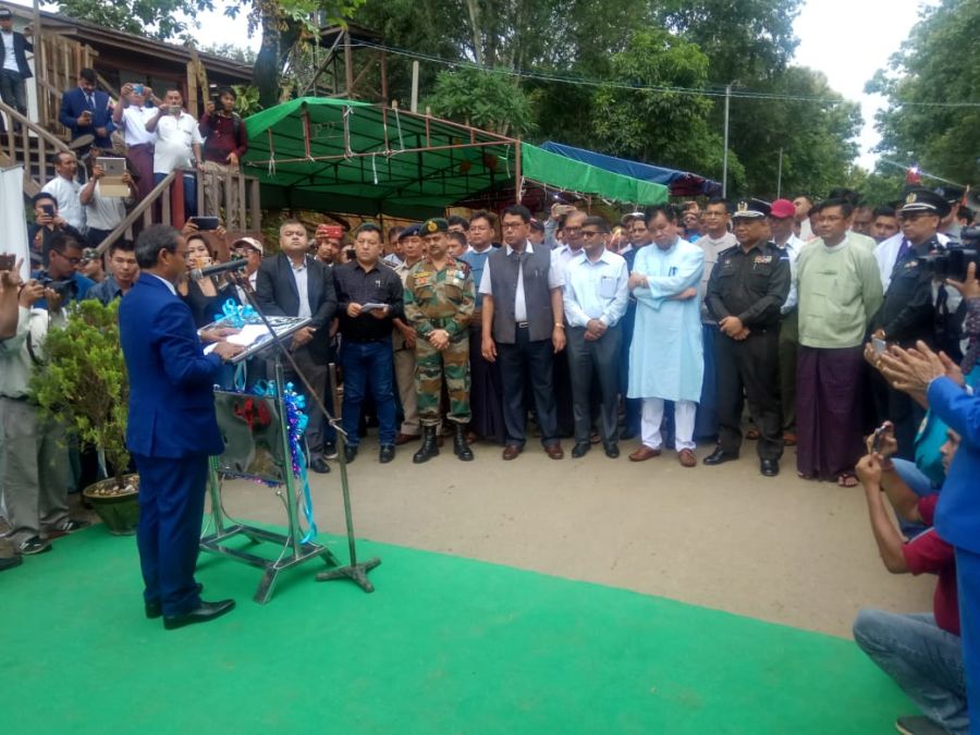 8th August, 2018 : official ceremony  to open land-route between India and Burma 