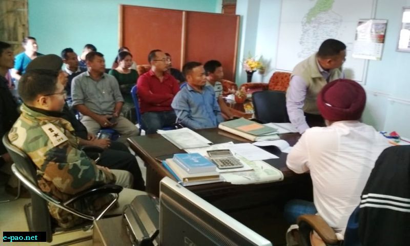  Th. Chitrasen Singh, DIO(NIC) Ukhrul demonstrating about the site