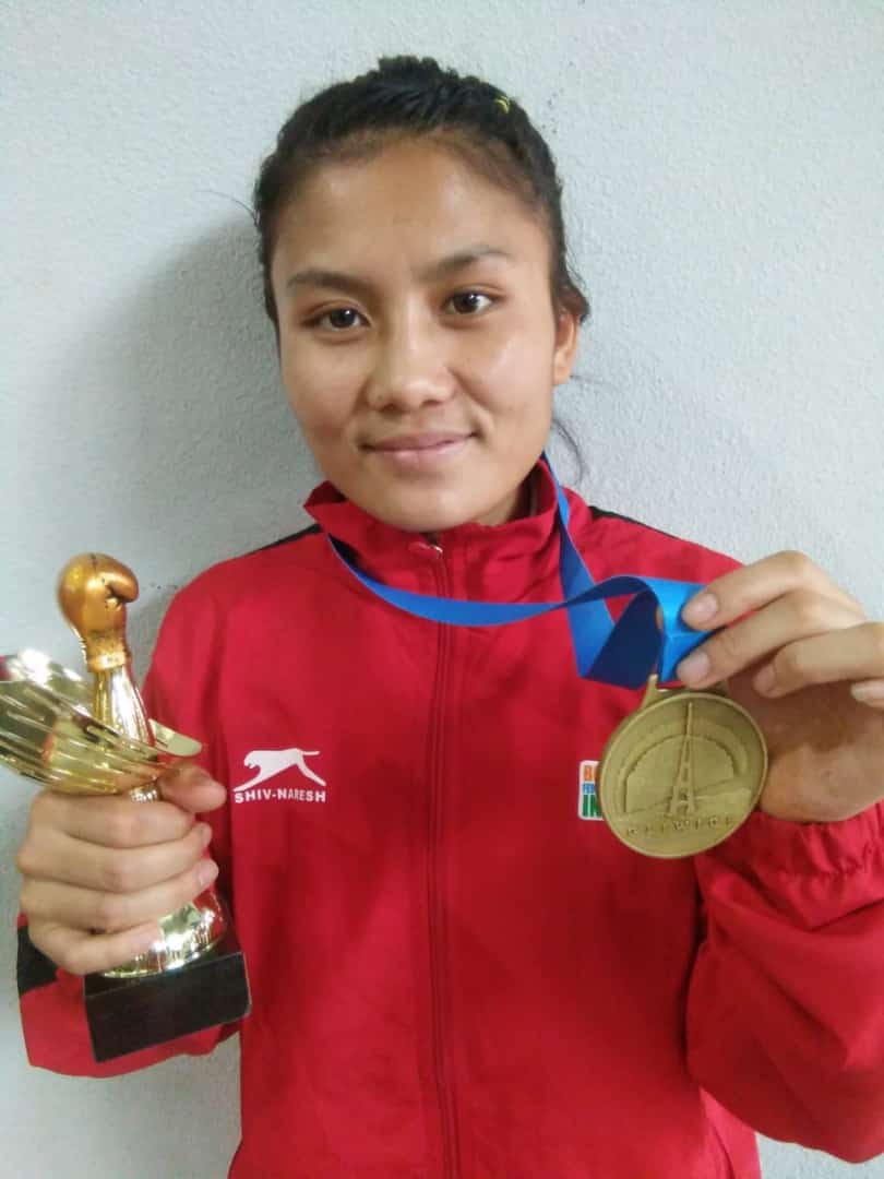 Boxing prodigy from Mary Kom's academy in Manipur,  Tingmila Doungel had won Gold recently in Poland in the 48kg 