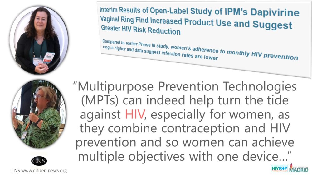  women at the HIV Research for Prevention Conference (HIVR4P2018) held in Madrid, Spain 