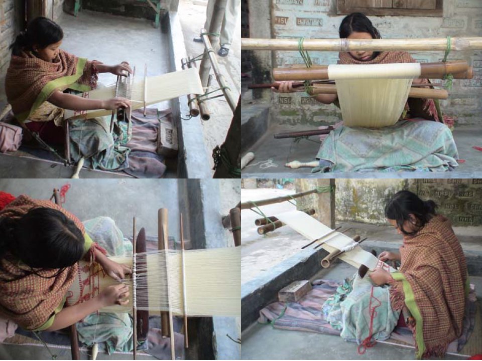  Hand Woven Fabrics of Bangladeshi Manipuri (Manipur & Bangla) :: Mutua Bahadur   