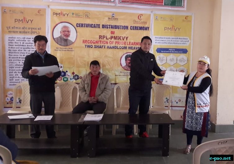  Certificate distribution for RPL trainees of West Sikkim  